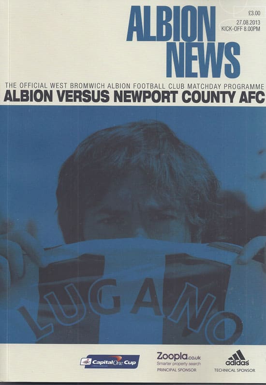 West Bromwich Albion FC  v Newport County AFC